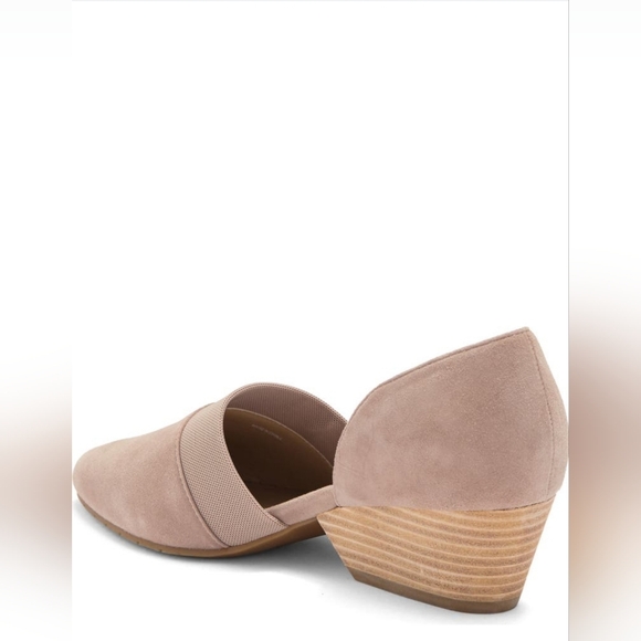 Eileen Fisher Hilly Wedge d'Orsay Pump Earth 10 M - Picture 4 of 6